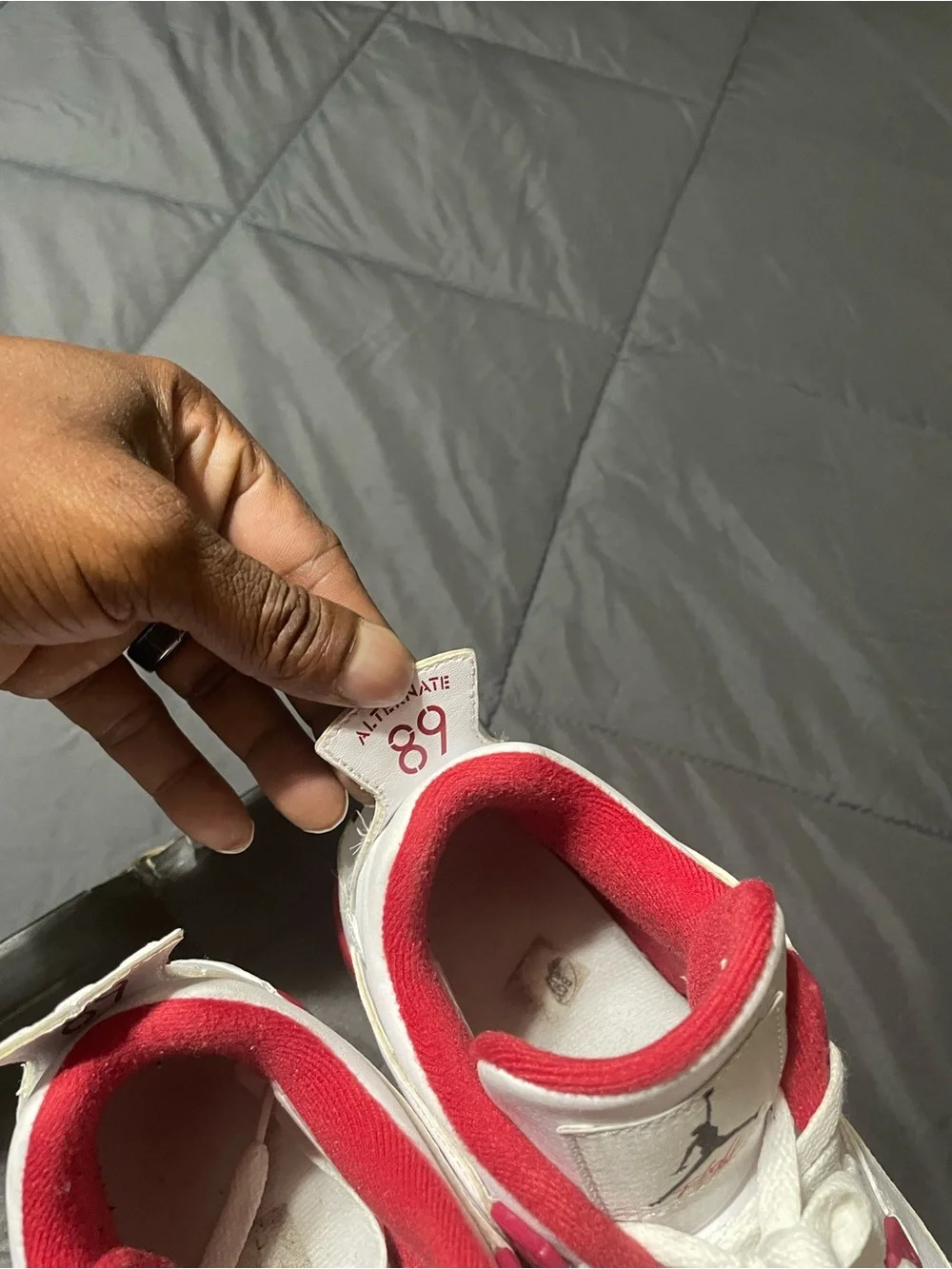 Kids Jordan 4 Alternate 89 Basketball Sneakers